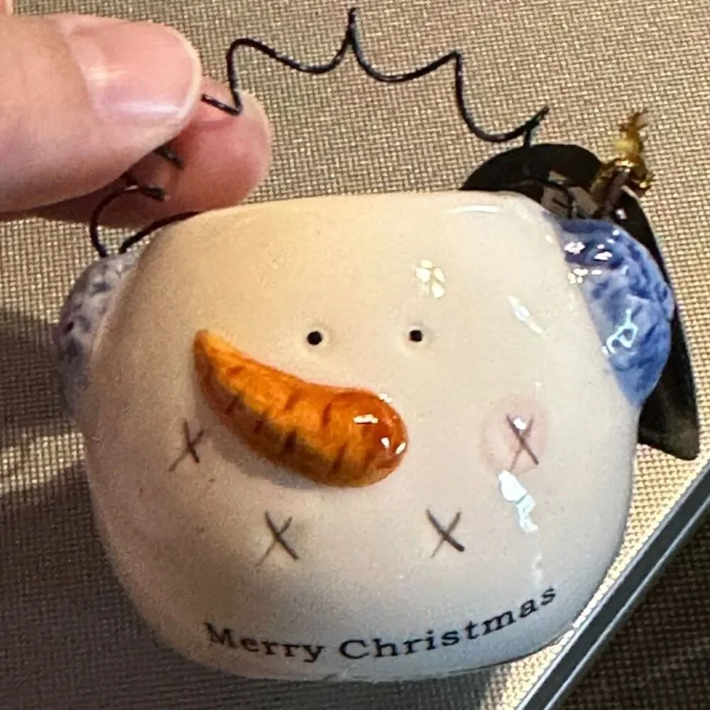 Crazy Mountain Vintage Snowman Tea Lite Candle 